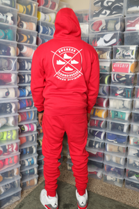 Sneaker Connoisseur V3 Hoodie (RED/WHITE)