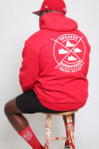 Sneaker Connoisseur V3 Hoodie (RED/WHITE)