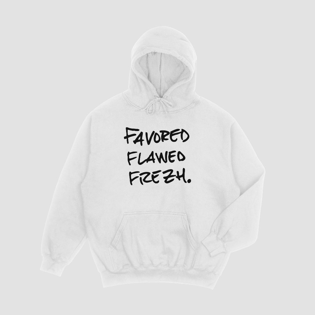 Favor Flawed Frezh Hoodie White/Black