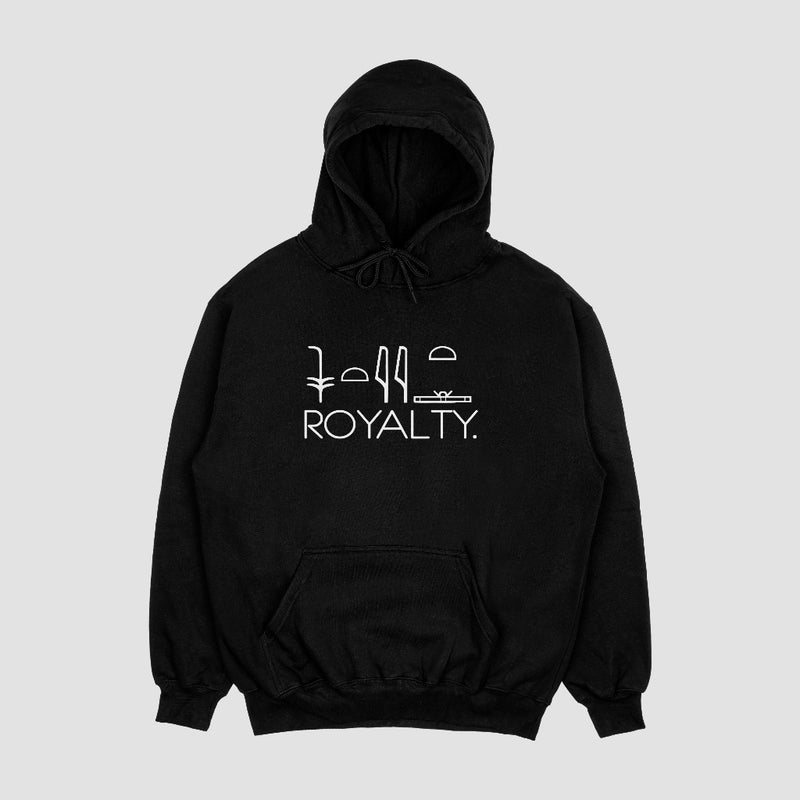 BLACK/WHITE ROYALTY HOODIE