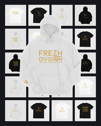 WHITE/GOLD SIGNATURE KEMET HOODIE