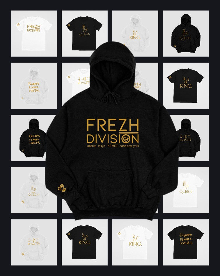 BLACK/GOLD SIGNATURE KEMET HOODIE