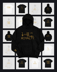 Black/Gold Royalty Hoodie