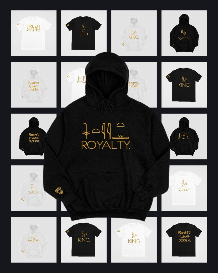 Black/Gold Royalty Hoodie