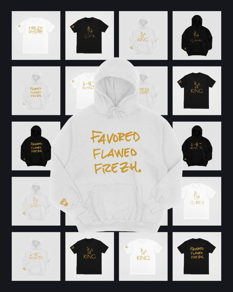 Favor Flawed Frezh Hoodie White/Gold