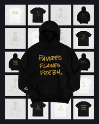 Favor Flawed Frezh Hoodie Black/Gold (Copy)