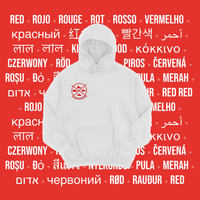 Sneaker Connoisseur V3 Hoodie (WHITE/RED)