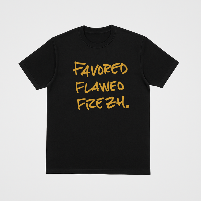 Favor Flawed Frezh Tee Blk/Gold