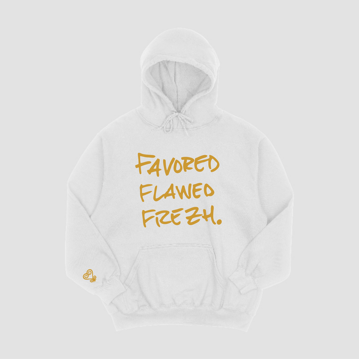 Favor Flawed Frezh Hoodie White/Gold
