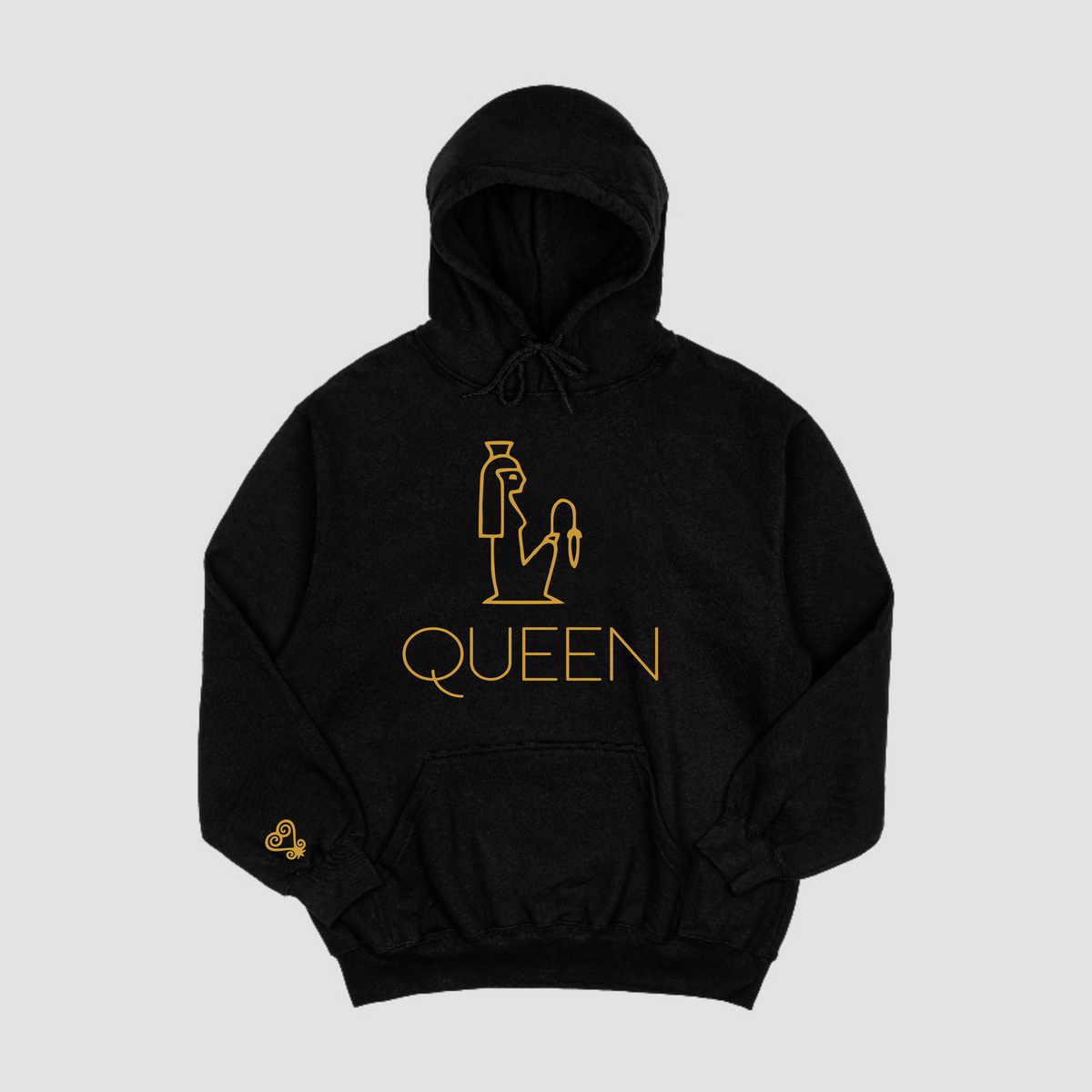 Black/Gold Queen Hoodie