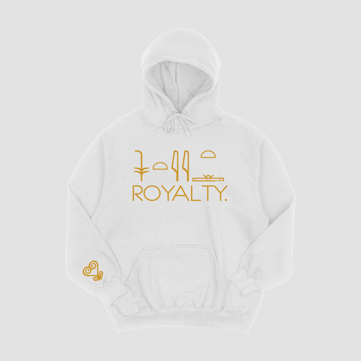 White/Gold Royalty Hoodie