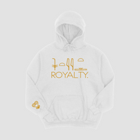 White/Gold Royalty Hoodie