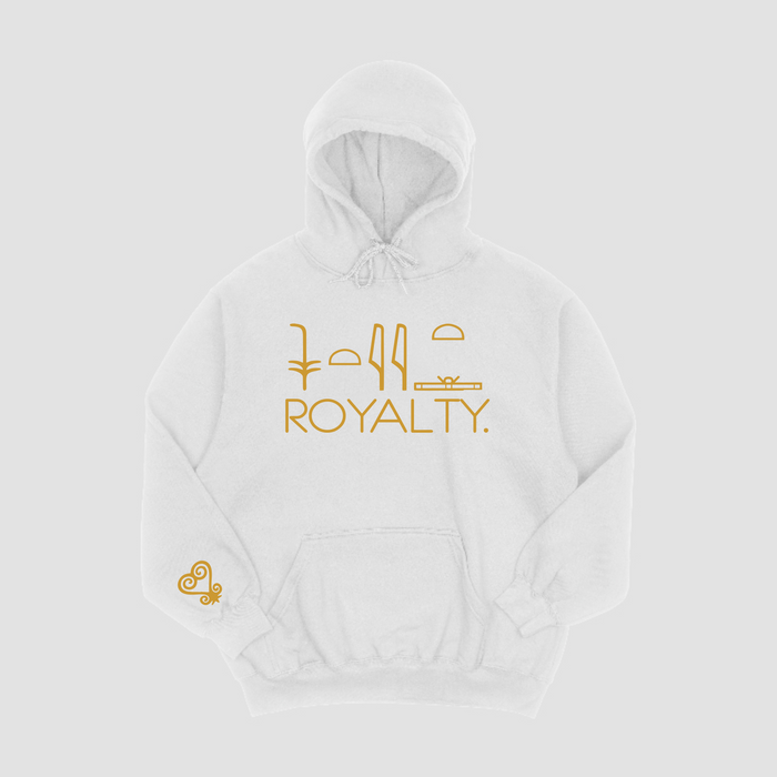 White/Gold Royalty Hoodie